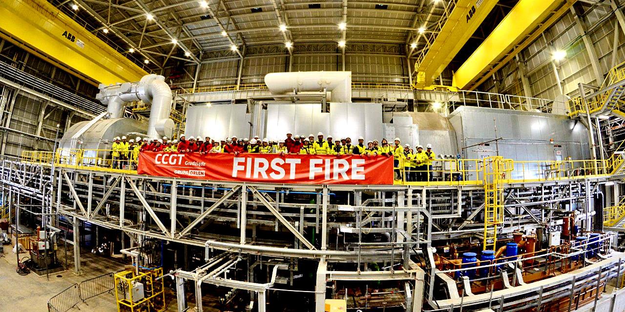METLEN: Επιτυχές «First Fire» στη μονάδα CCGT Grudziądz στην Πολωνία