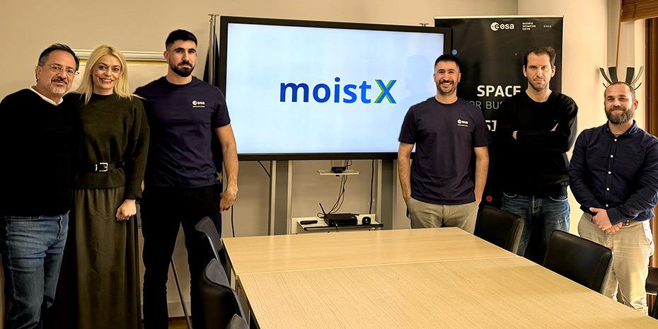 Η MoistX εντάχθηκε στο ESA BIC Greece και εισέρχεται στο διαστημικό οικοσύστημα