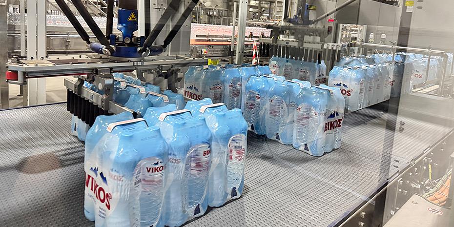 Νέα hyper speed γραμμή στο ΒΙΚΟΣ Plant: 60.000 φιάλες του 1,5Lt/ώρα, με τεχνητή νοημοσύνη