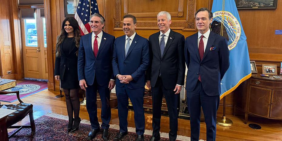 Συνάντηση Παπασταύρου με Μπέργκαμ και Ράιτ: «Η ενέργεια είναι δύναμη»