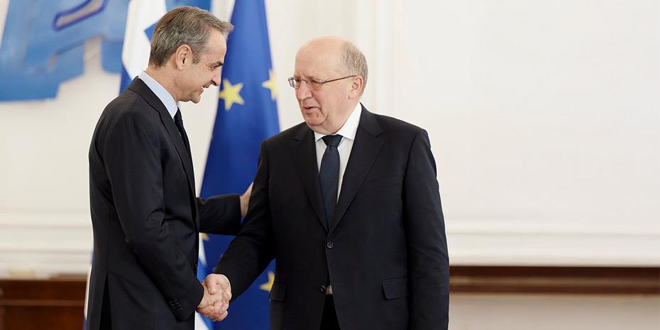 Η άμυνα της ΕΕ στο επίκεντρο της συνάντησης Μητσοτάκη-Κουμπίλιους