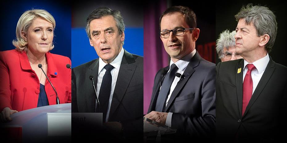 Τέσσερις μνηστήρες για δυο θέσεις στις γαλλικές εκλογές