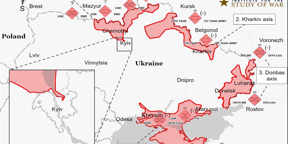 Κενά στο ρωσικό σχέδιο εισβολής, 50% των δυνάμεων εμπλέκεται