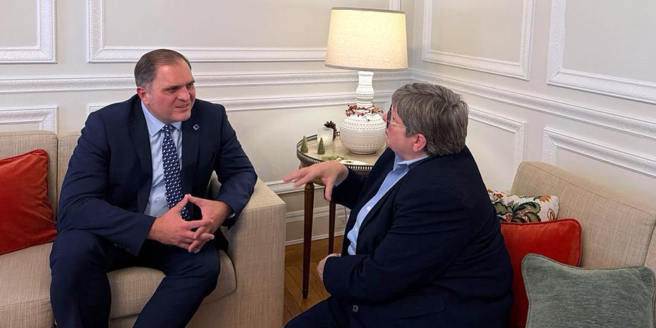 ΑΑΔΕ: Συνάντηση του διοικητή με την Επίτροπο Φορολογίας της Νέας Υόρκης