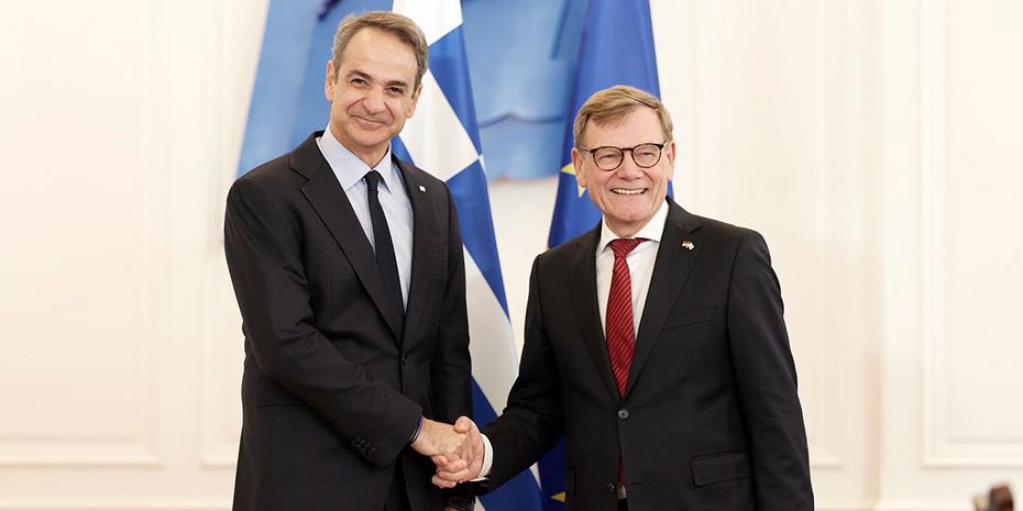 Για την κρίση στη Μέση Ανατολή συζήτησαν Μητσοτάκης-Γερμανός ΥΠΕΞ
