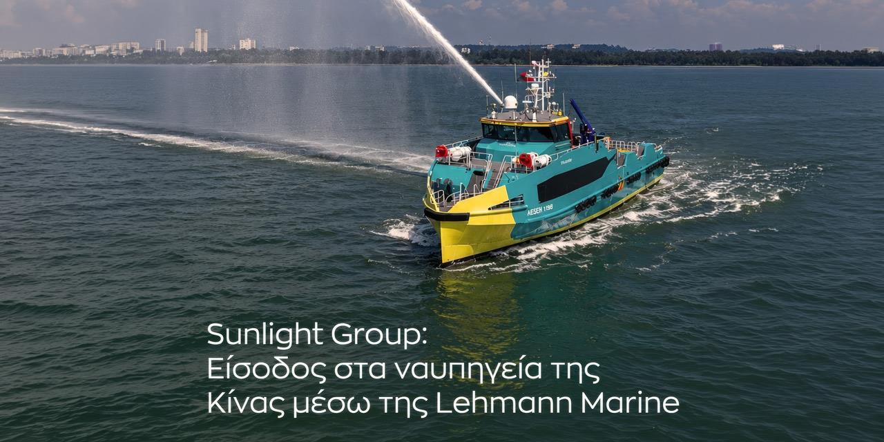Sunlight Group: Εμπορικό «άνοιγμα» στη ναυπηγική βιομηχανία της Κίνας | Αγορές στο PlusTV.gr