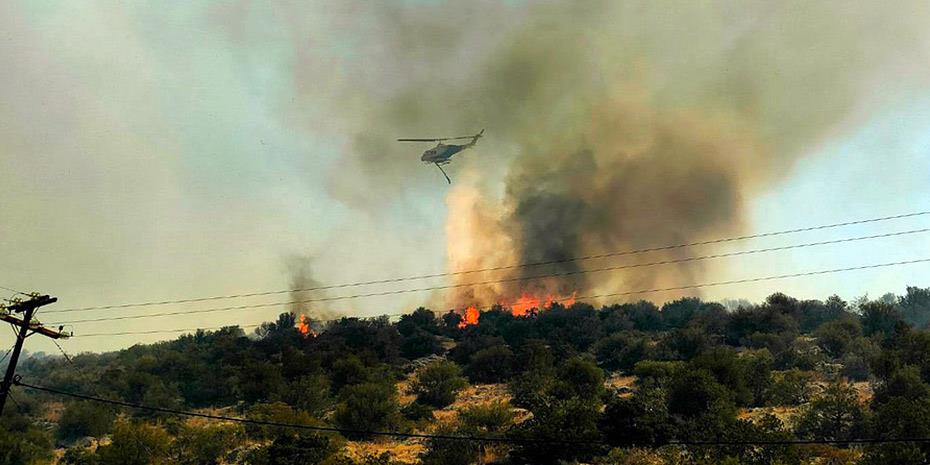 Πυρκαγιές σε αγροτοδασικές εκτάσεις σε Βοιωτία και Μέγαρα