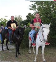 Με άλογα η λιτάνευση της εικόνας του Αγίου Γεωργίου στη Νέα Σελεύκεια