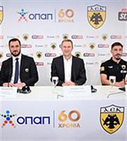 ΟΠΑΠ και ΠΑΕ ΑΕΚ μαζί για την περίοδο 2018-2019
