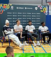 Σάσα Βεζένκοφ και Χουάντσο Ερνανγκόμεθ στην πρωτοβουλία της EuroLeague και της Motorola