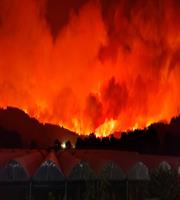 Μαίνονται οι φλόγες σε Βαρυμπόμπη, Αγιο Στέφανο και Αφίδνες