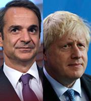 Σε εξέλιξη η συνάντηση Κ. Μητσοτάκη - Μπ. Τζόνσον